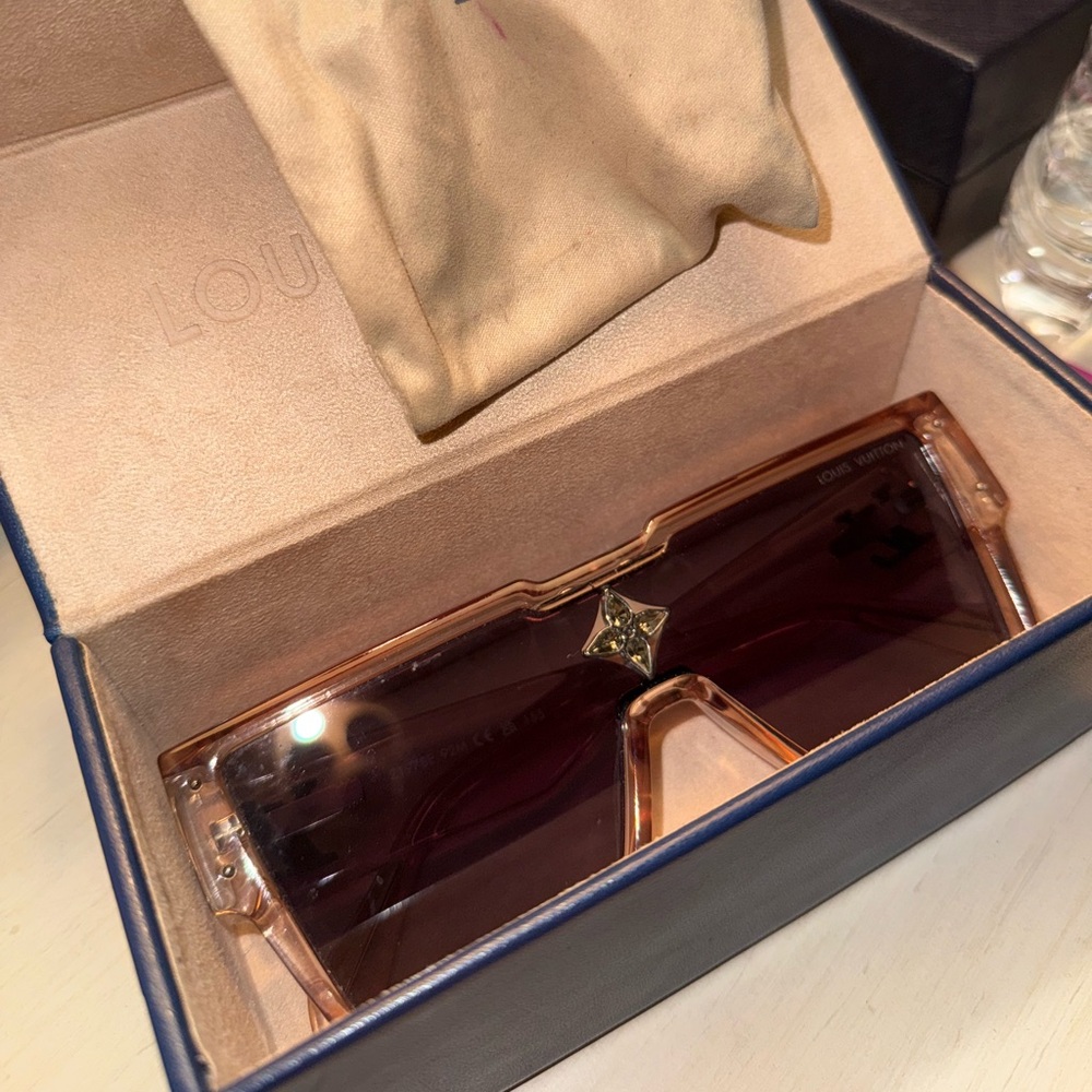 Louis Vuitton Tan and Brown Sunglasses